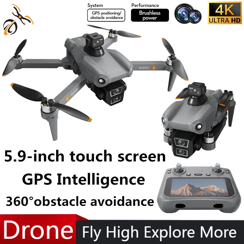 

L300 Ультра Дрон Профессиональная широкоугольная камера 4K HD RC Дрон 5G GPS WiFi FPV 360 ° Игрушки-квадрокоптер для предотвращения препятствий в подарок