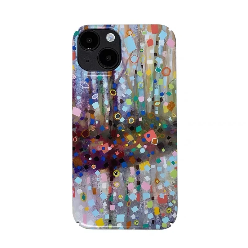 

Ins Colorful Irregular Small Squares Phone Case for IPhone 17 16E 15 14 Plus 13 Mini 11 Pro Max 12 Pro Back Cover XS XR SE Case