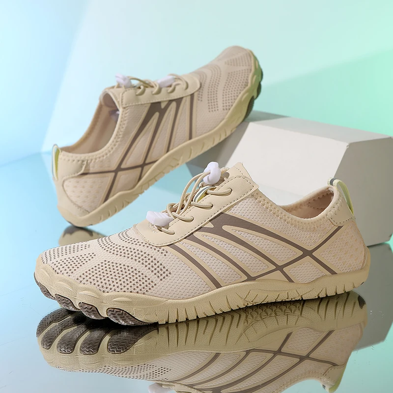 

Fashion Unisex Wider Shoes Breathable Mesh Men Barefoot Wide-toed Shoes New Flats Soft Zero Drop Sole Wider Toe Sneakes Big Size