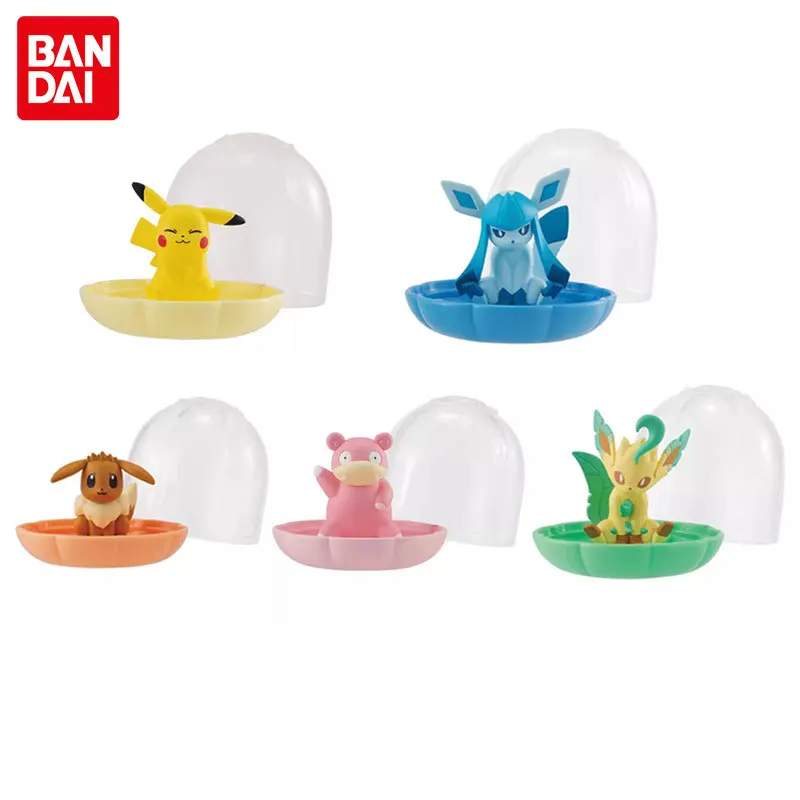 Bandai Pokemon Gashapon Toys Styling Series 4 Slowpoke Eeveelution Pikachu Leafeon Glaceon Brand New Genuine in Shelf