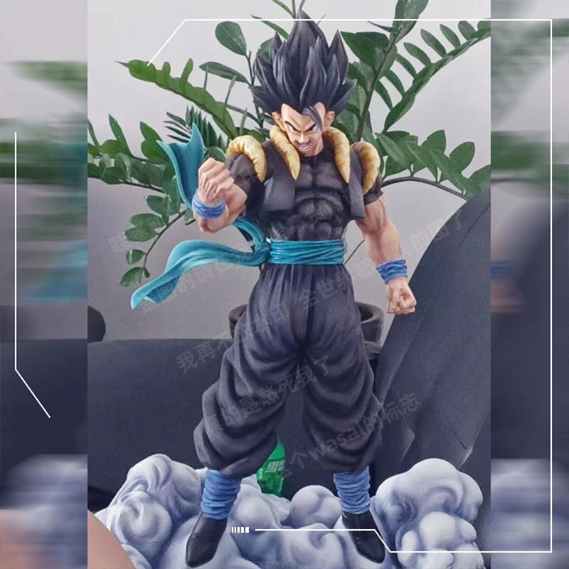 

45cm PVC Dragon Ball Super Figure Gogeta Action Saiyan God Super Saiyan Gogeta Figurine Collection Statue Model Toy Gifts