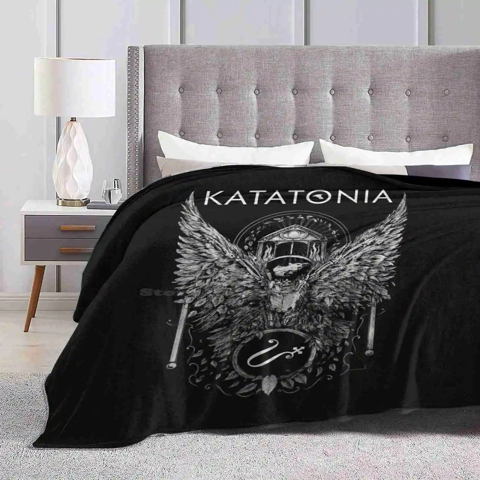 Katatonia 2 Trend Style Funny Fashion Soft Throw Blanket Katatonia Swedish Metal Band Music Stockholm Jonas Renkse Anders