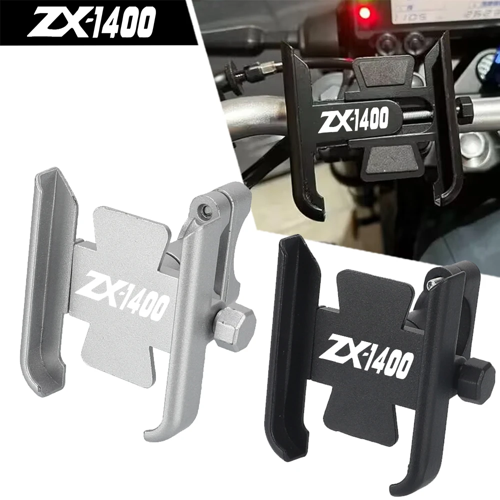 

For KAWASAKI ZX1400 ZX-1400 ZX 1400 2006 2007 2008-2024 Motorcycle Accessories Handlebar Mobile Phone Holder GPS Stand Bracket