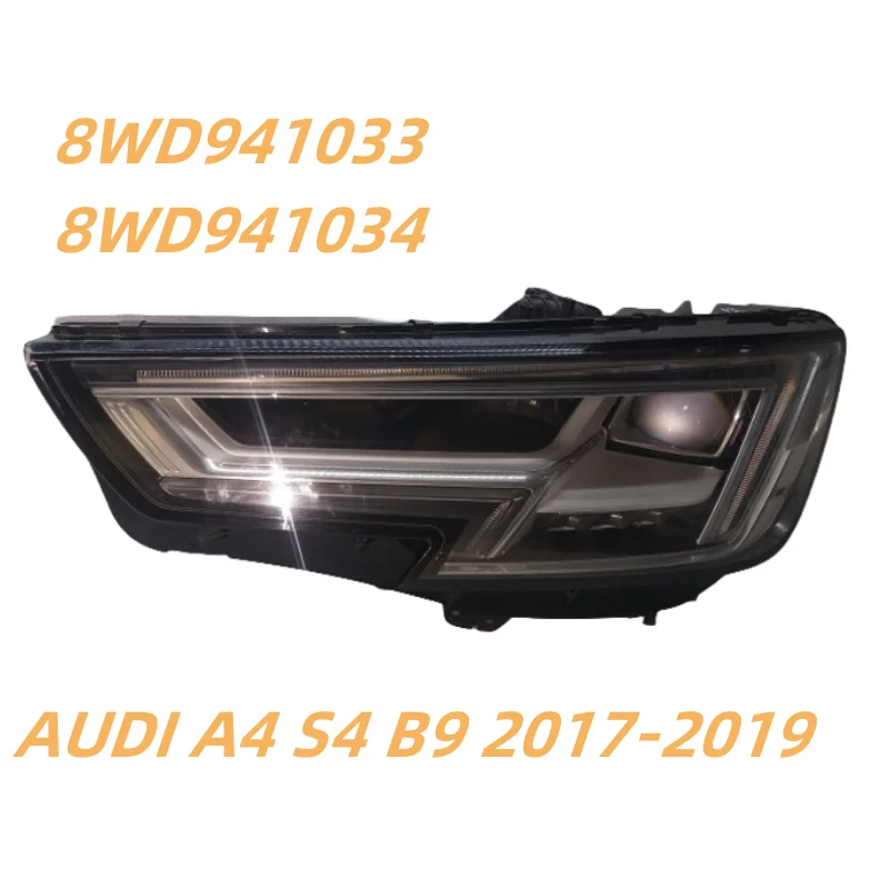 8WD941033 8WD941034 Original Genuine Full LED Headlight Headlamp for A4 S4 B9 2017-2019