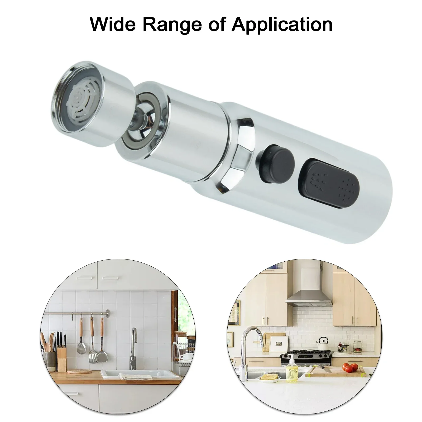 Kitchen Faucet Aerator 3 Modes Bathroom Adjustable Tap Extender Adapter Faucet Washbasin Sprayer Saving Water Taps Filter Nozzle image 4
