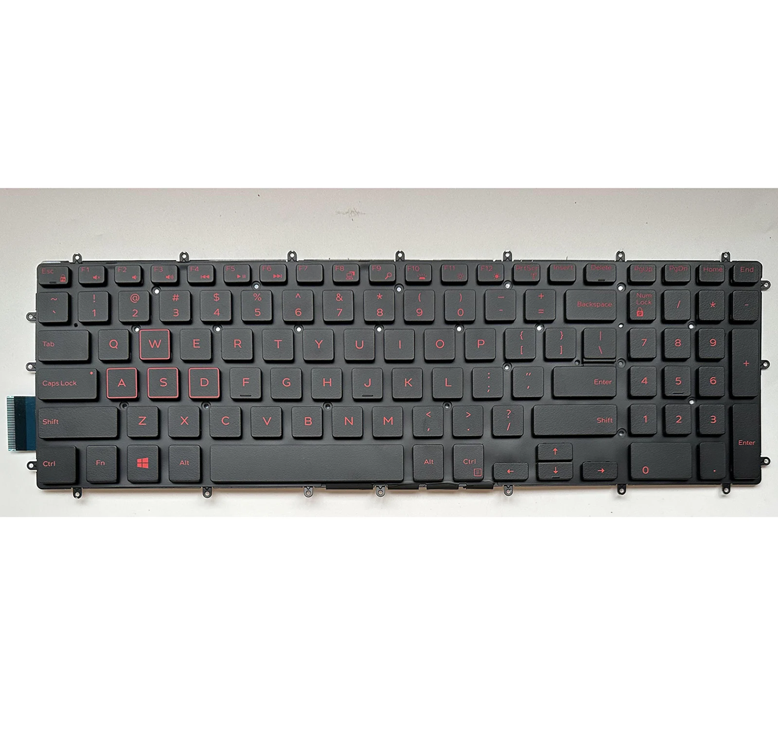 US laptop keyboard for Dell 15-7000 5567 5570 7566 7567 5665 5568 3582 3583 view 6