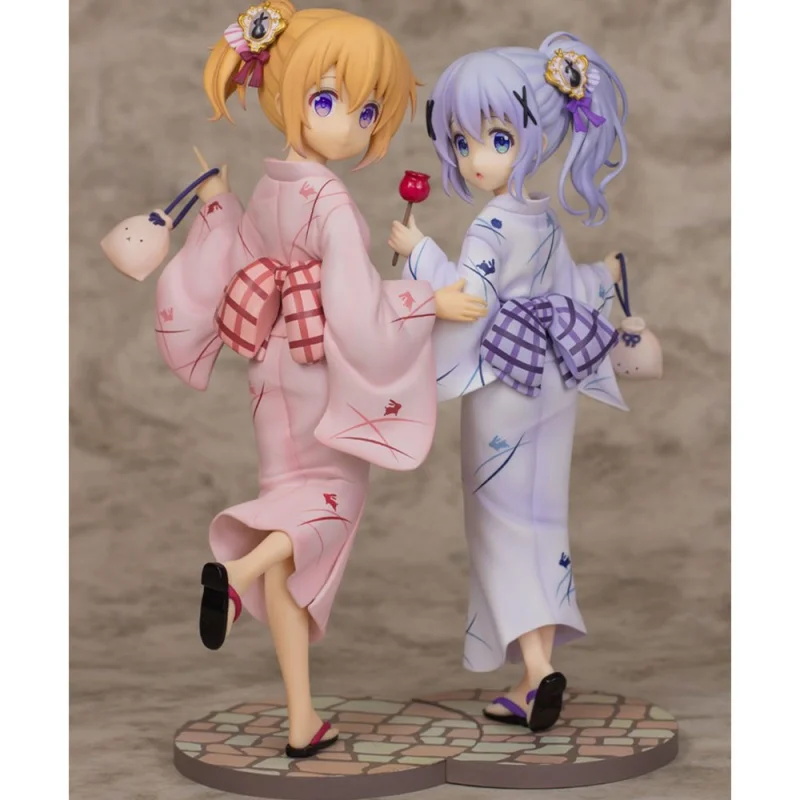 在庫あり オリジナルプラム オーダーはうさぎですか？ ブルームチノ/ココアサマーフェスティバルVerモデルアニメーションフィギュアコレクションおもちゃ