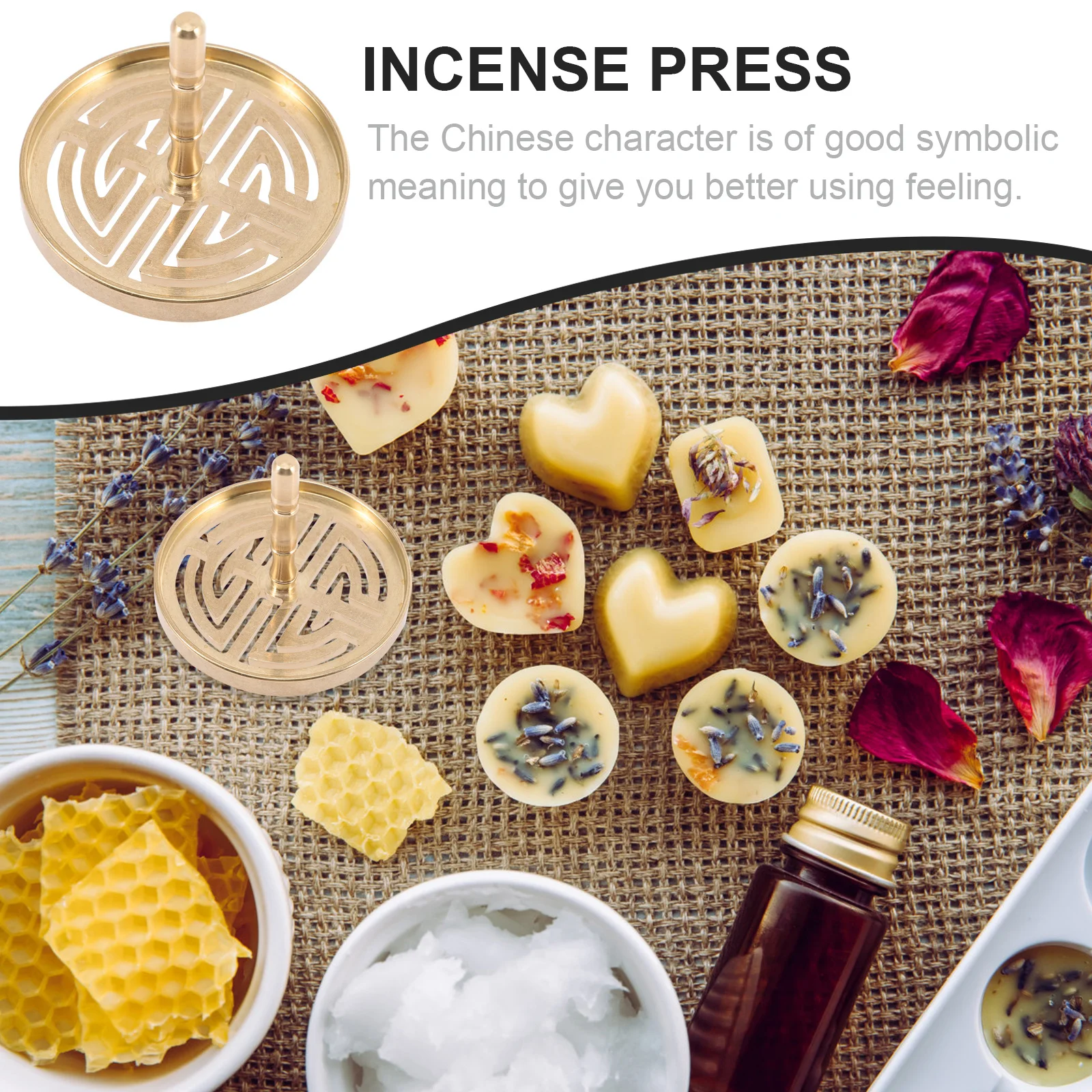 

Incense Press Mold Copper For Diy Incense Making Ash Press Tool Aromatic Home Decor Burner Kit