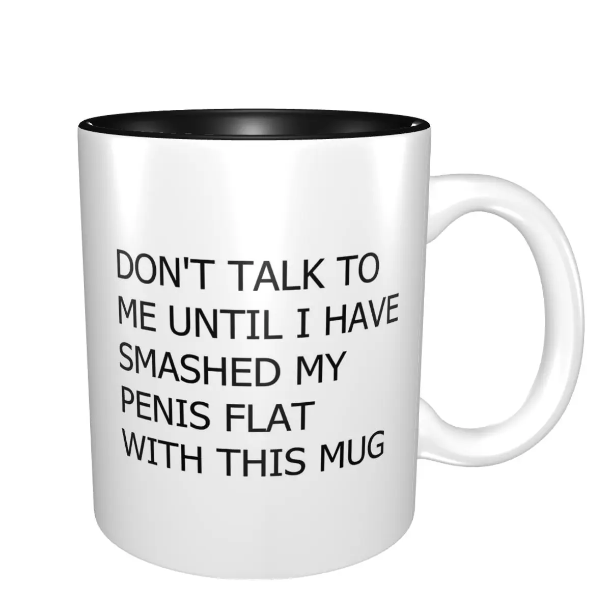 

Кружка с надписью «Не разговаривай со мной, пока...», забавная керамическая кружка для кофе, чая, молока, посуда для напитков, подарки для друзей