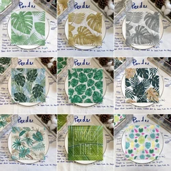 20/8Pcs Mix Bag Monstera Deliciosa Decoupage Paper Napkins Green Plants Leaf Paper Serviettes for Xmas Birthday Party Tableware