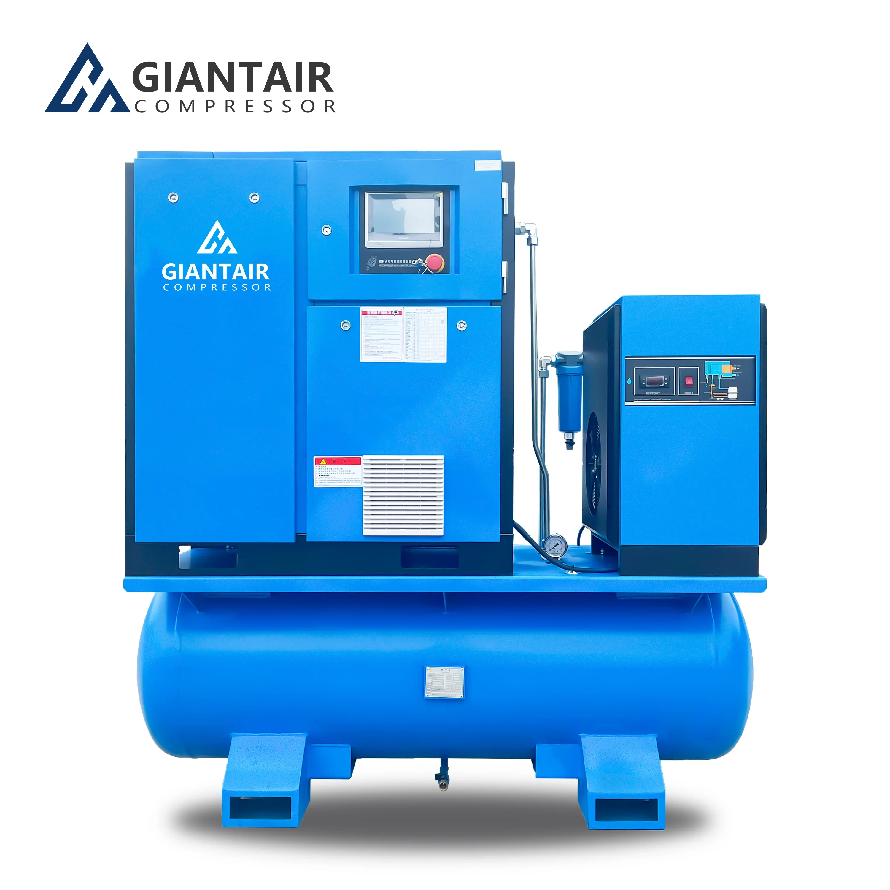 

GiantAir Aircompressors 7.5kw 10hp Industrial 4 in 1 All-in-one Combined Rotary Screw Air Compressor