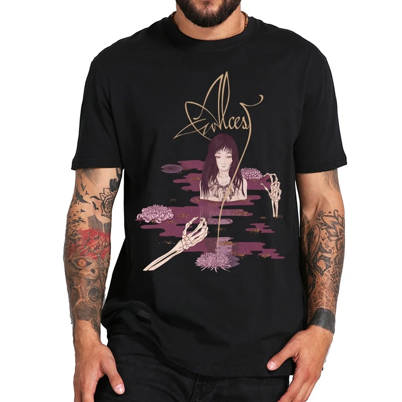 Alcest album French post-metal band Harajuku Fashion Street Wear trendy casual summer men women universal short-sleeved T-shirts