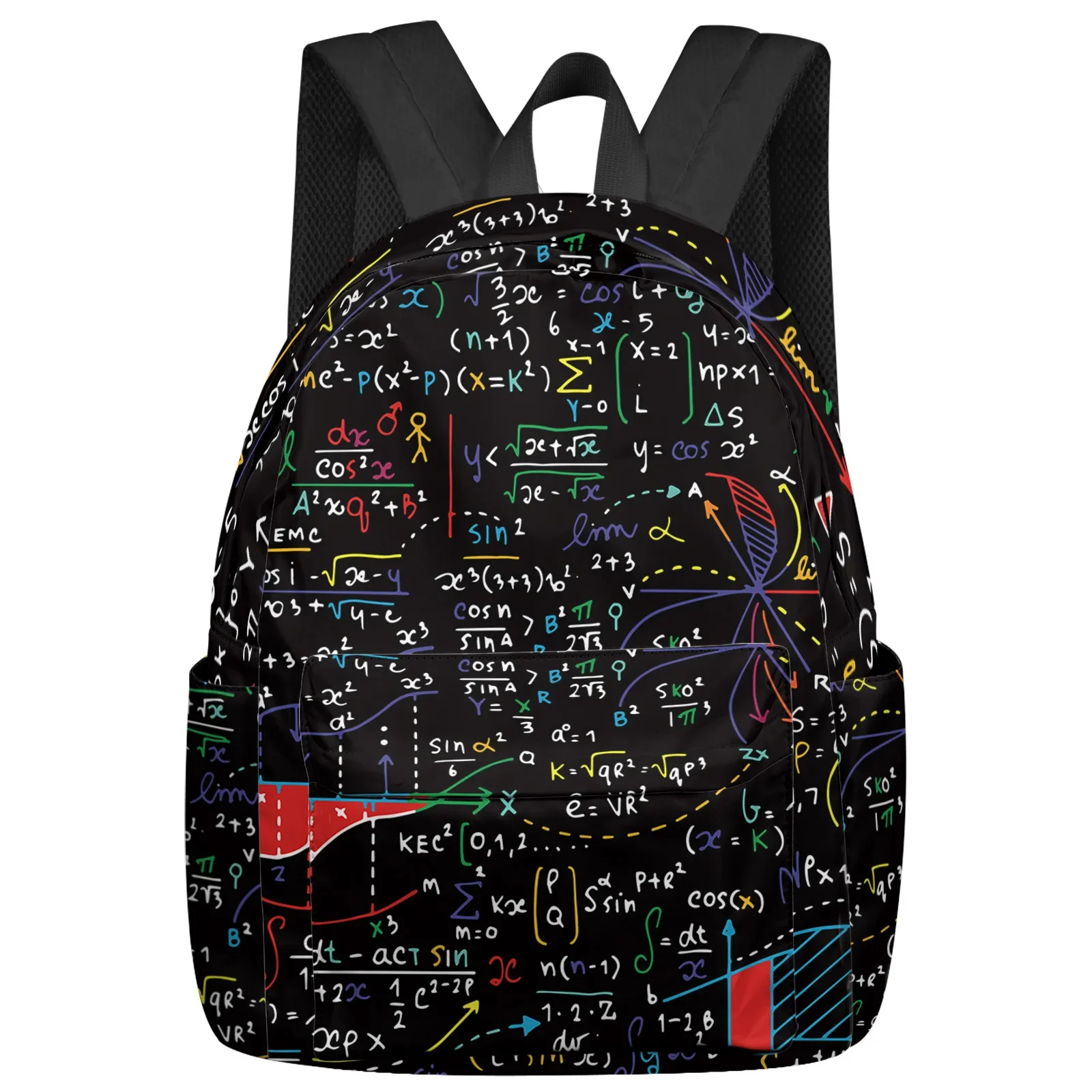 

Mathematics Formula Chart Backpack Teenagers Student School Bags Laptop Bag Women's Casual Travel Backpack