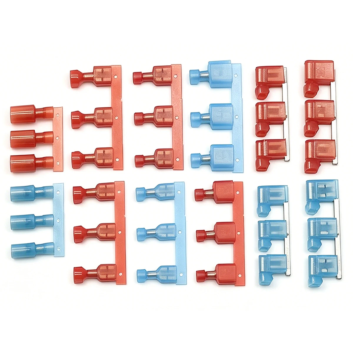 50/100pcs FDFN/MDFN/FLDNY/FRENY Continuous Nylon Insulated Crimp Terminals Quick Disconnect Wire Connectors  Electrical Wiring