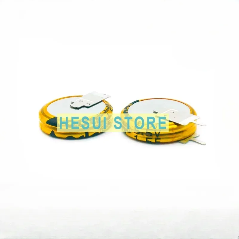 1/5/10PCS 5.5V1.5F Super Farad capacitor V-type vertical button capacitor 105V