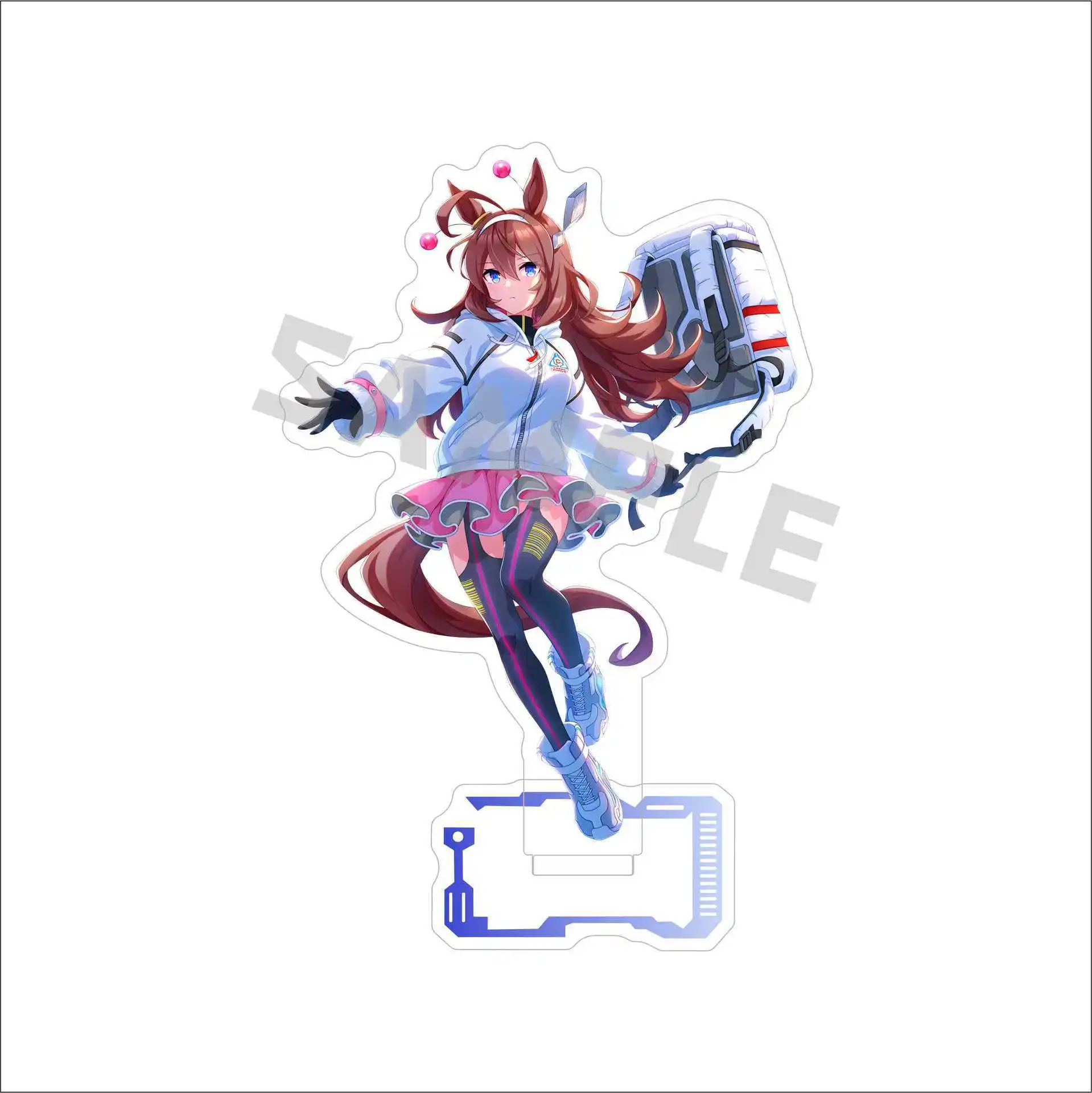 Anime Pretty Derby Figure Acrylic Stands Character Model Design Model Sweet Lovely Girls Desk Decor Xmas Gift