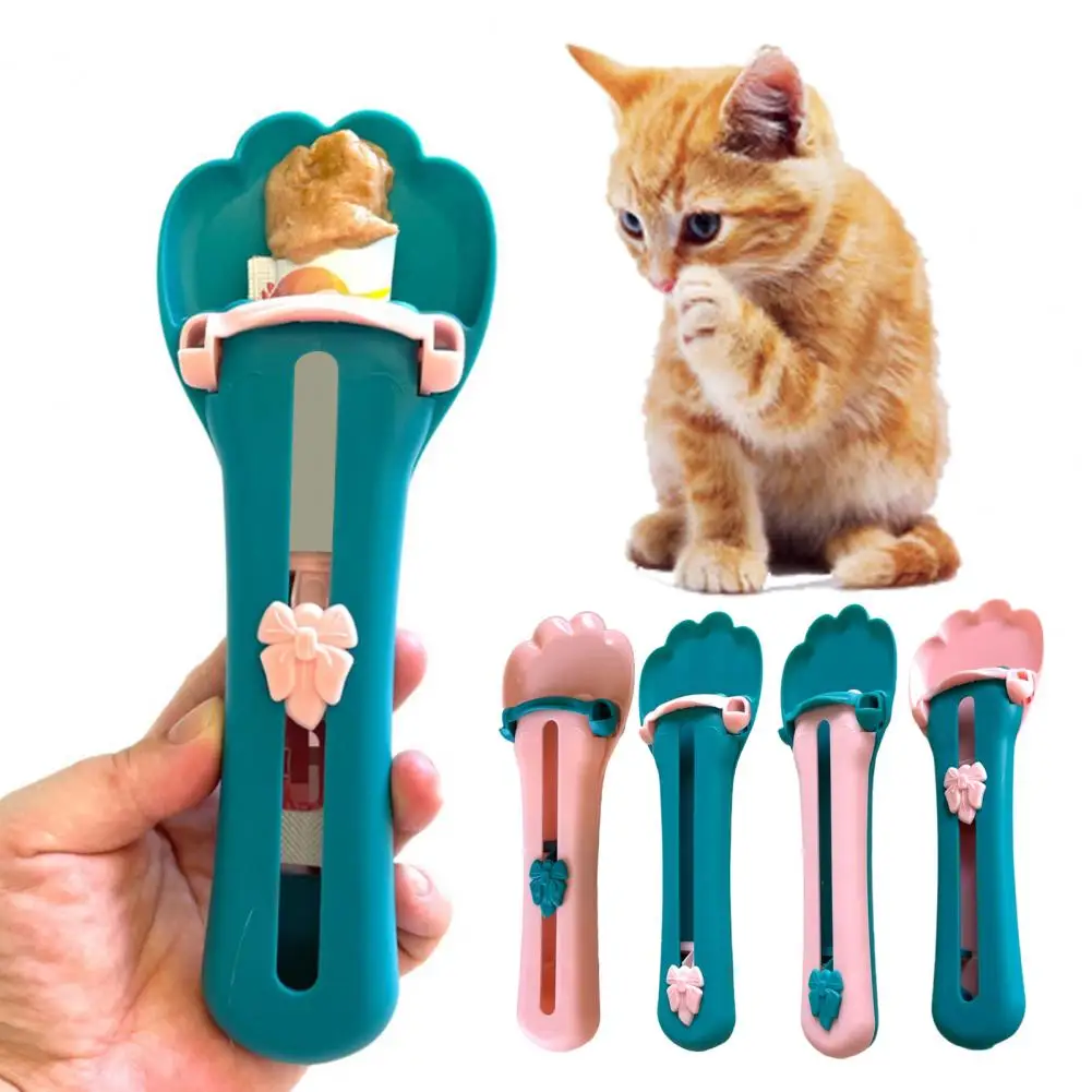 Cat Strip Squeezer  Useful Cats Liquid Food Serving Spoon  Multifunctional Cat Feeder