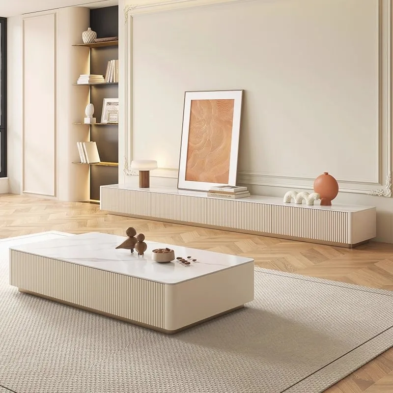 Pedestal, muebles para sala de estar, soporte para Tv, mesa de madera para sala de estar, estante para televisión, mueble de Tv blanco con elevador de Monitor de chimenea
