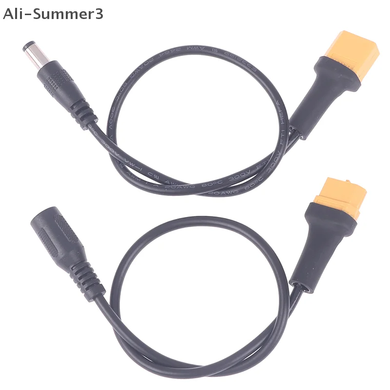 ل RC شاحن بطارية مبتكرة وعملية XT60 أنثى التوصيل إلى تيار مستمر 5.5*2.1 مللي متر موصل كابل محول سلك السيليكون #5