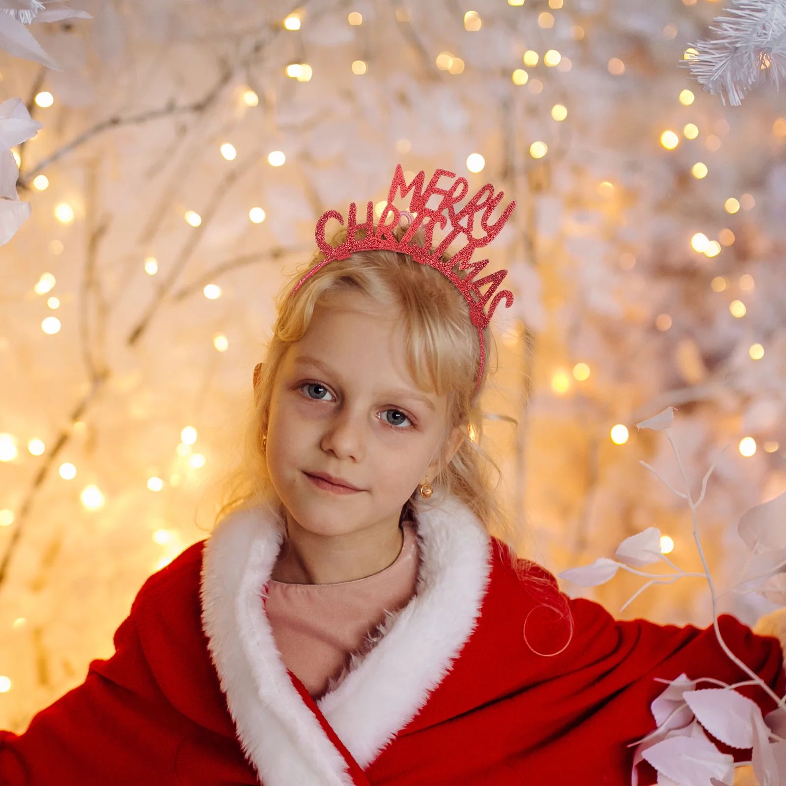 

Christmas Headband for Sparkly Merry Christmas Alphabet Hair Hoop Festive Party Hair Accessory Xmas Hairband