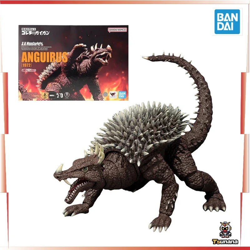 

Оригинальная серия BANDAI S.H.MonsterArts ANGUIRUS 1972, аниме-фигурка, модель игрушки, Коллекционная модель, подарки на складе