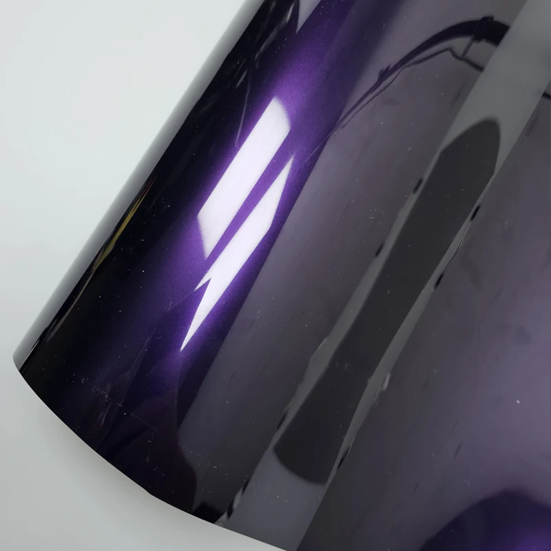 

152cmx2m/5m/18m High Glossy Metallic Midnight Purple Auto Stickers for Car Decals Adhesive Vinyl for Car Film Cover Sticker Wrap