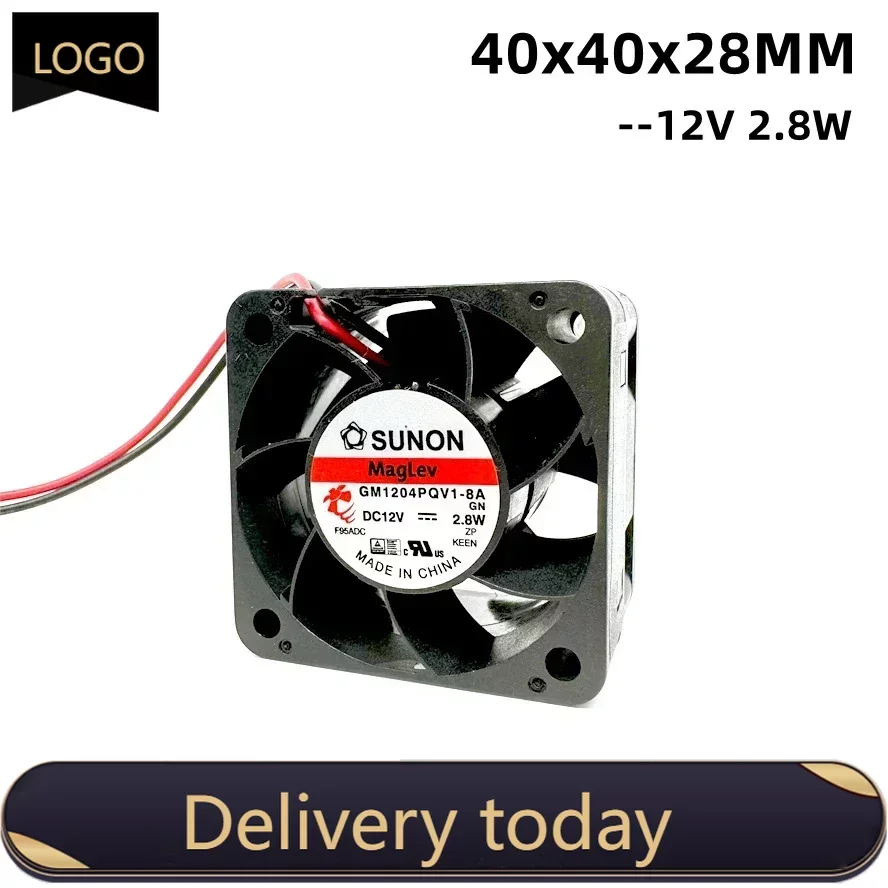 

Sunon Maglev 40x40x28mm 4cm 4028 Server Fan 12V 2.8W 1U 2U Server Fan GM1204PQV1-8A Big Wind Server Cooling Fan 2PIN