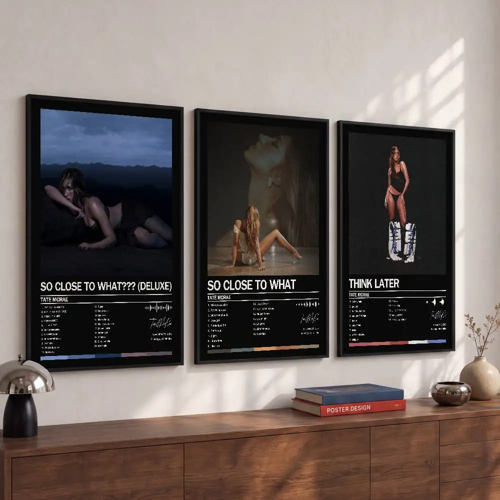 T-Tate M-McRae Poster Album Art Cover Songs Rap Pop Singer Band Wall Waterproof Paper Sticker For Living Room Home Decor