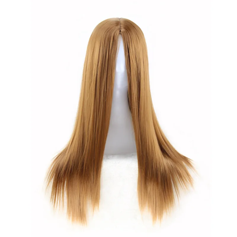 costume all-purpose, mid-part, long straight hair, empress, fairy sword, four anime, cos wigs