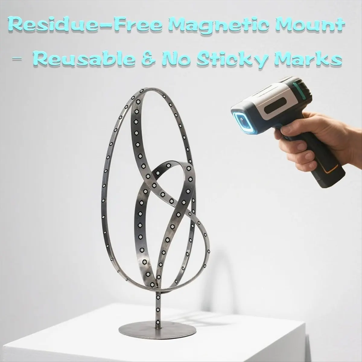 100pcs Magnetic High Reflective Marking Points for Handheld 3D Scanner Target Positioning Points 6mmx10mm