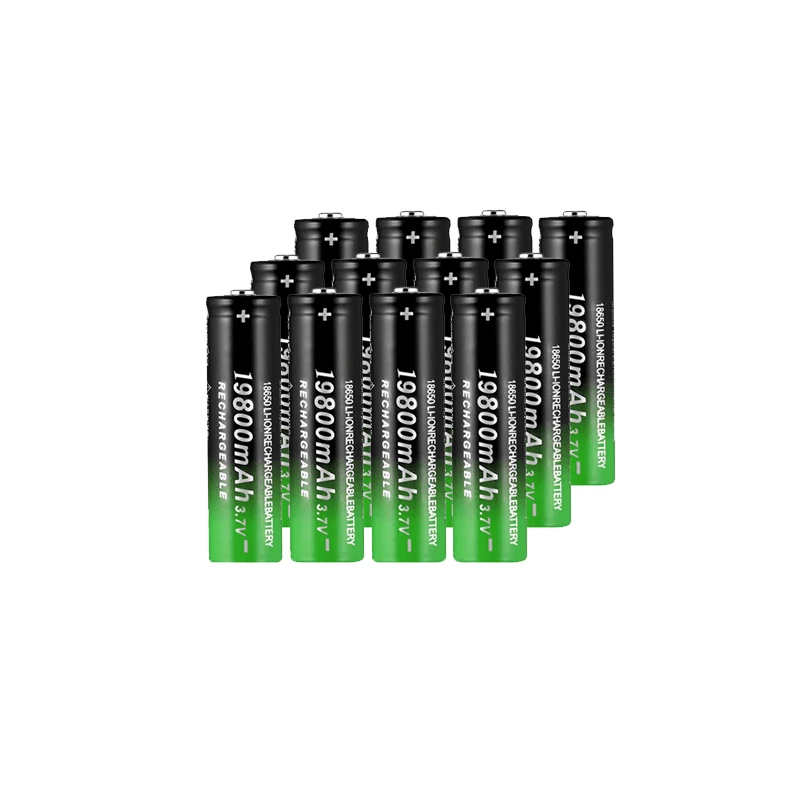 Batería recargable para destornillador de Control remoto, 18650 mAh, 19800 V, 3,7, 18650