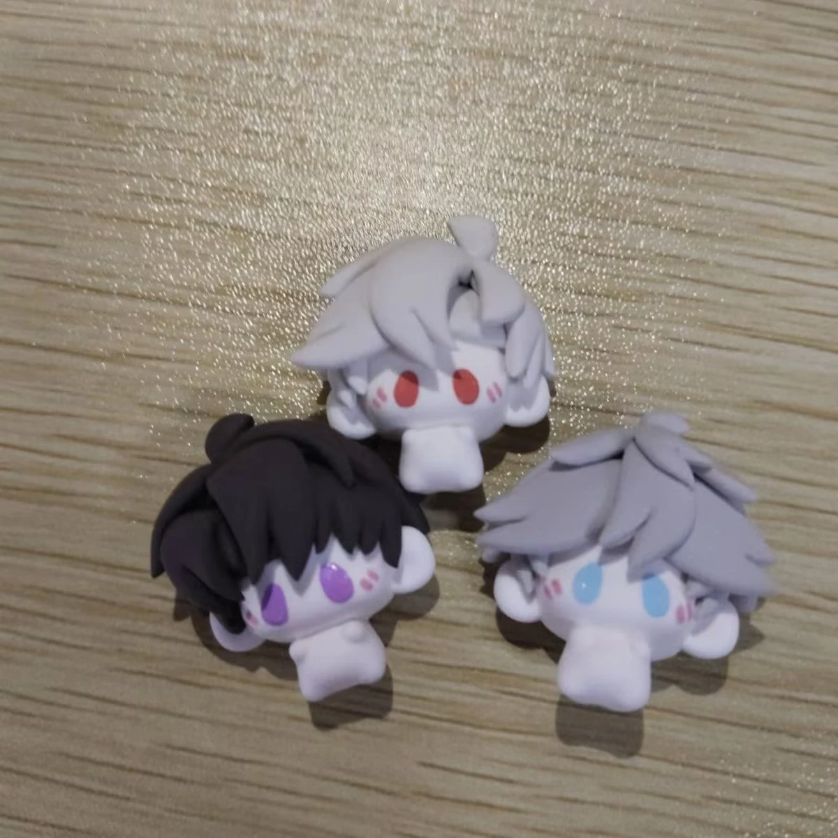 Love and Deep Space Clay Mini Bean Keychain Qi Yu, Qin Che, Li Shen. Shen Xing Hui , is 3cm in size during the day