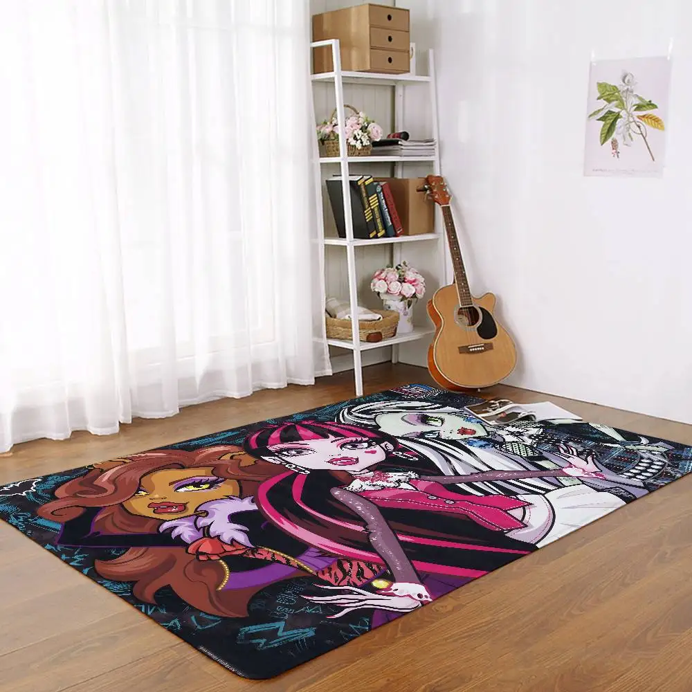 Anime-E-MonsterS Floor Mats Home Laundry Rug Carpet For Living Room Decor Lounge Area Anti-slip Foot Mat Entrance Doormat view 6