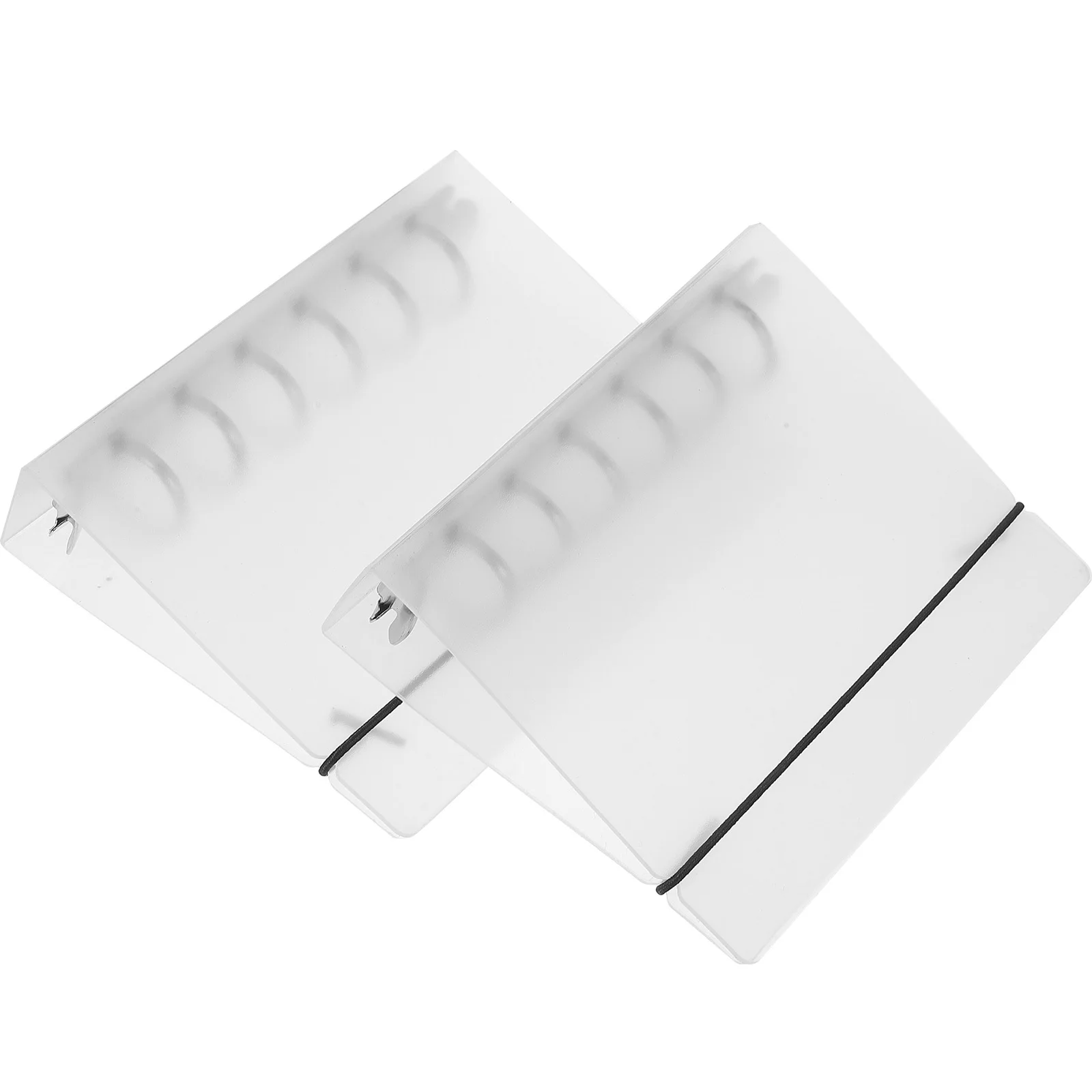 

2 шт., прозрачная портативная папка-органайзер для файлов формата А7, металлический полипропиленовый материал премиум-класса, решение для офисного хранения, держатель для документов для школы