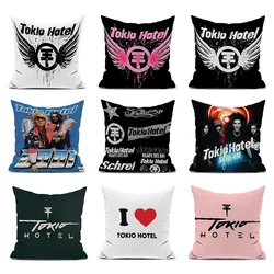 Ornamental Pillows for Living Room Tokio Hotels Couple Pillow Pillowcases 50x50 Decorative Pillowcase 40x40 Cushion Cover 45*45