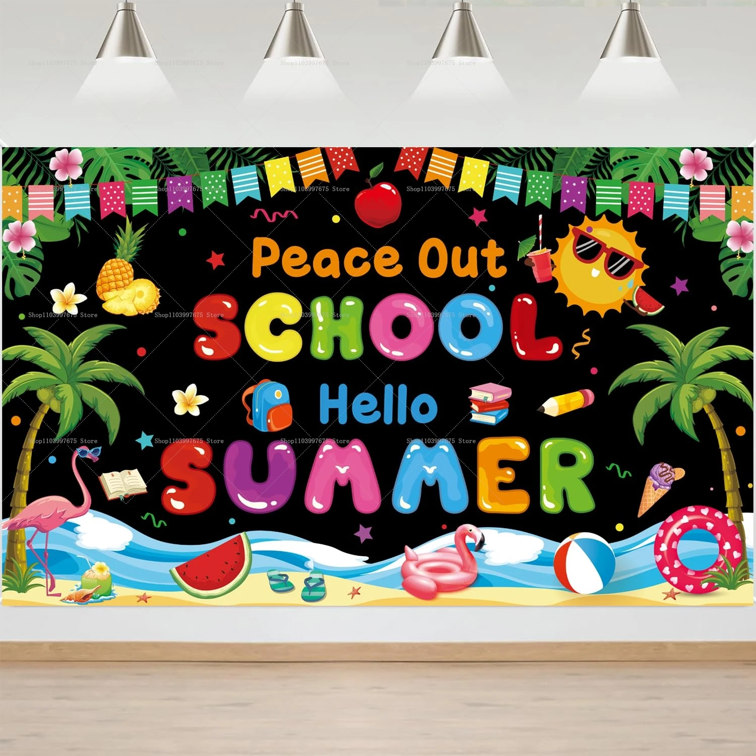 Gelukkige laatste schooldag ac - Summer Clothing Banner recensie en prijs