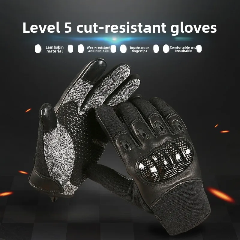 guanti-da-uomo-in-pelle-di-pecora-compatibili-con-touchscreen-per-attivita-all'aperto-ciclismo-motociclismo-resistenti-all'usura-a-dita-intere-tattici-protezione-contro-gli-attacchi-con-oggetti-appuntiti