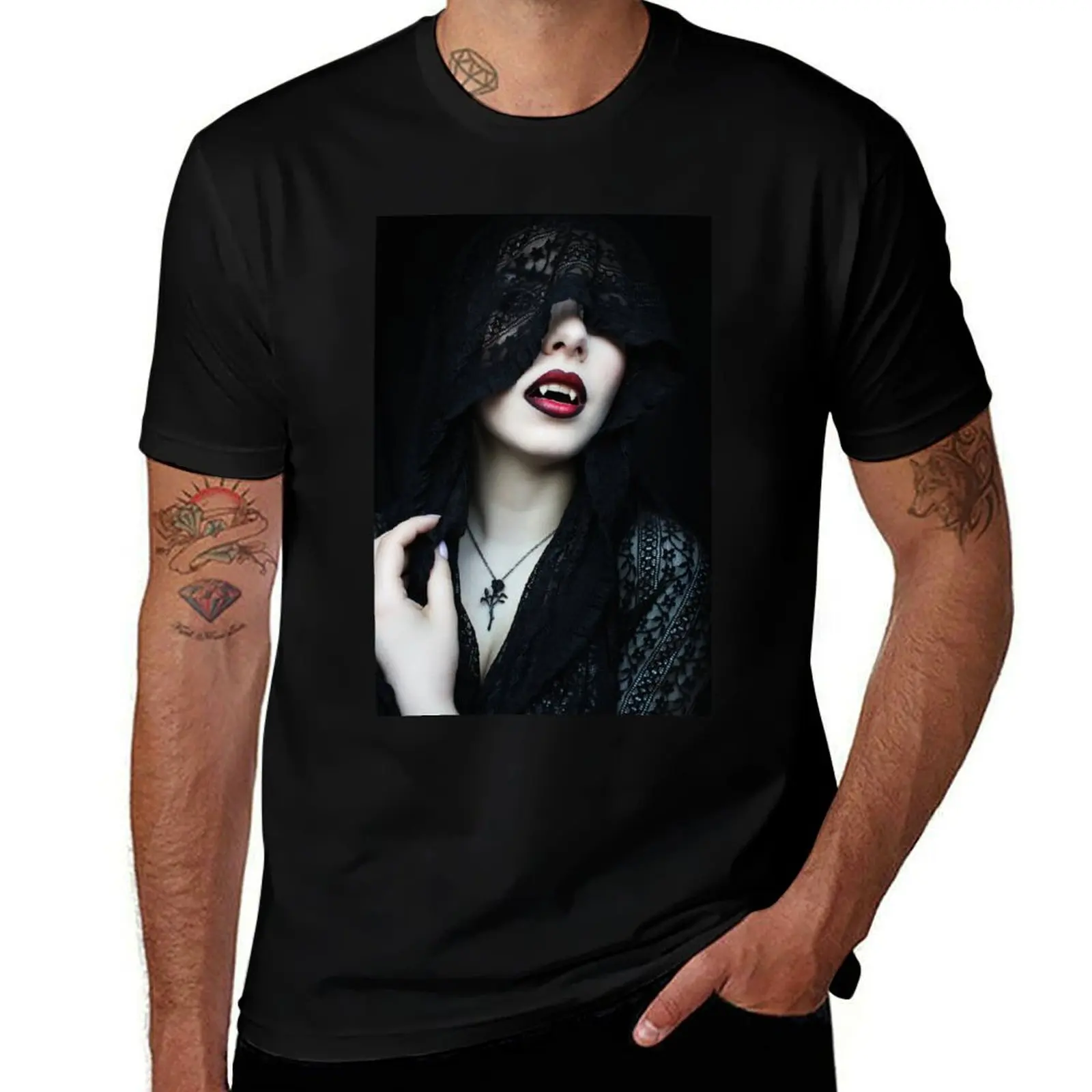 Vampire Bride T-Shirt Durable Work Wear T-Shirt