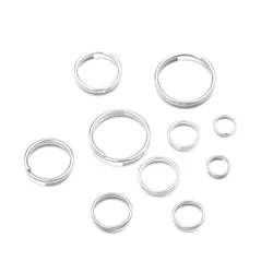 5pcs 4/5/6/8mm 925 Sterling Silver Double Split Jump Ring Connector Charm For DIY Bracelet Necklace Earring Jewelry Make Finding