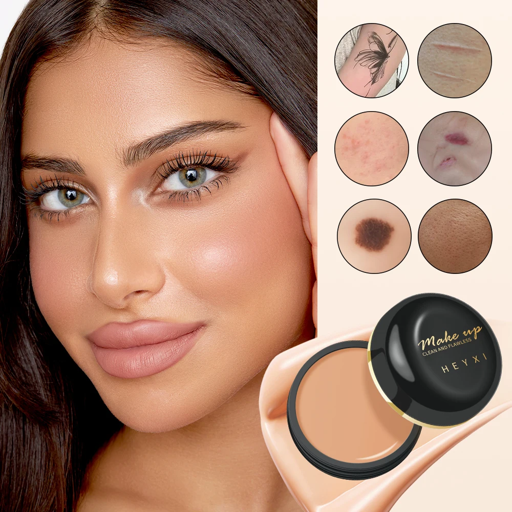 Clear Concealer Cream, Waterproof and Sweat Proof, Durable, Natural Finish, Suitable for All Skin Types