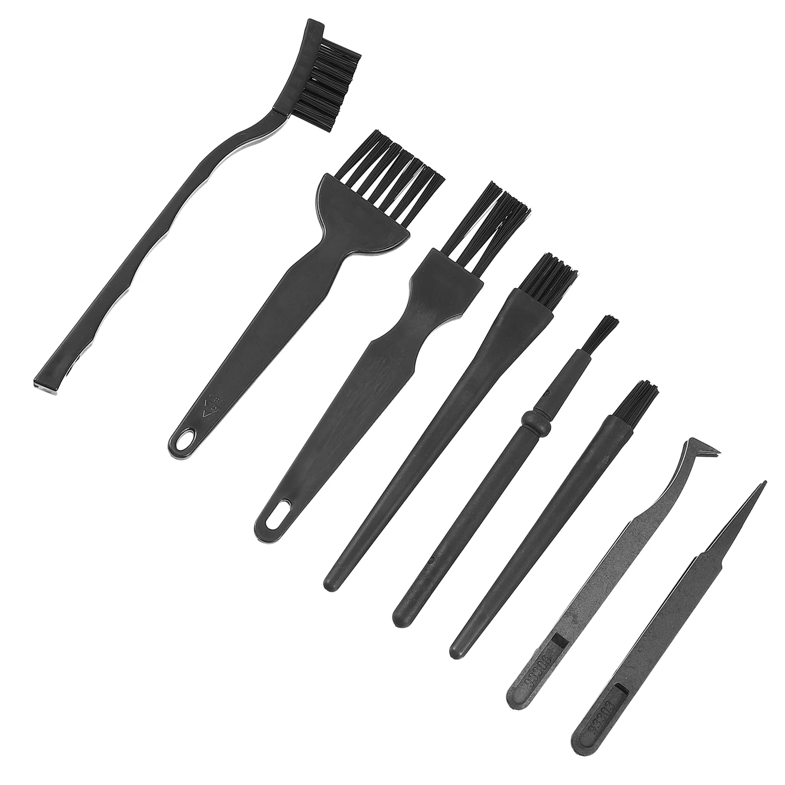 

8pcs Anti-static Brush for Electronics Keyboard Computer Motherboard Cleaner Desktop Tool Kit PVC Nylon Dust Cleaning