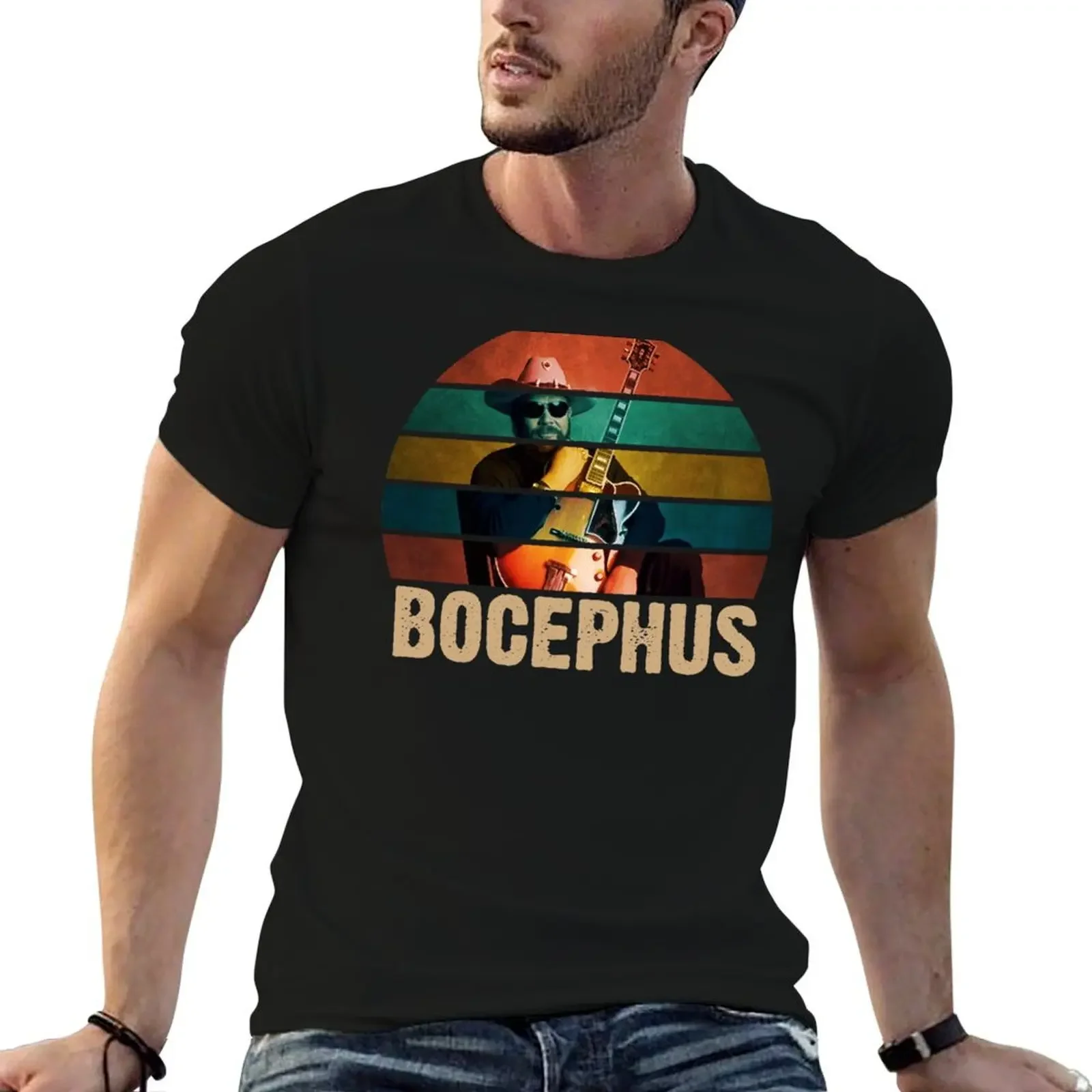 Bocephus Vintage Retro Hank Jr Distressed Williams Funny Musician T-Shirt valentines clothes Louboutins outfits for men