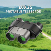 Smartphone Compatible HD Monocular Telescope 10x25 Zoom Adults Wildlife Tracking Stargazing Outdoor Activities Gear