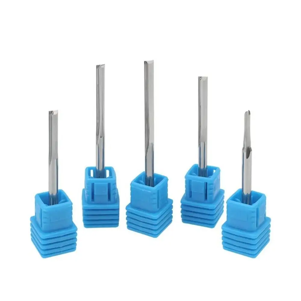 1Pc 3.175mm Shank 2 Flute Straight Slot Milling Cutter  Carbide End Mill CNC Router Bit Engraving Bit Tools