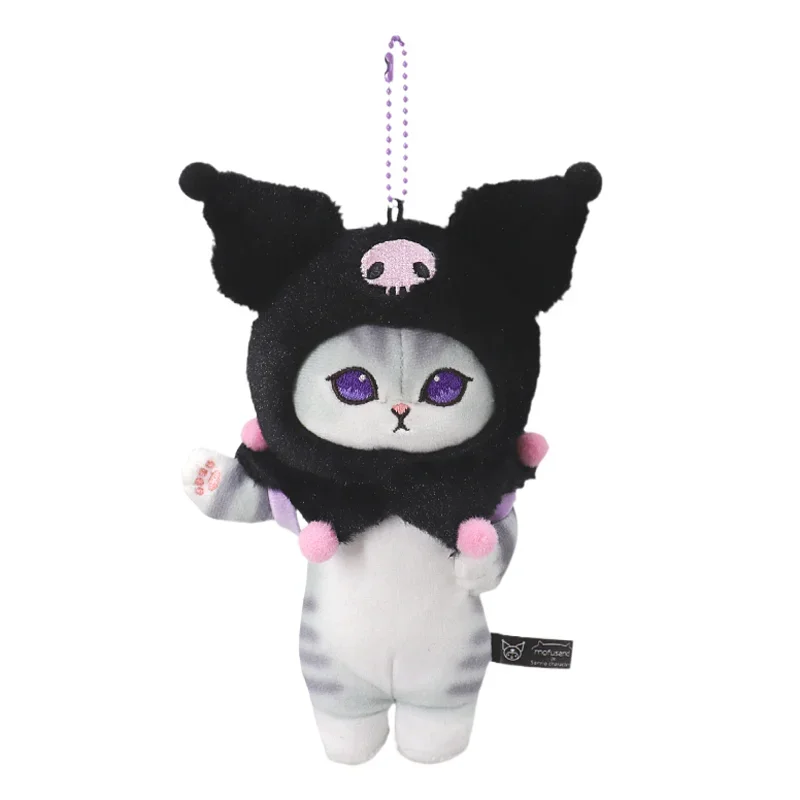 Pendentif en peluche Sanurgente Cosplay pour enfants, chat, beurre, mignon, Hello Kitty, Kuromi, Cinnamoroll, anime, breloques pour sac à dos, jouets, cadeaux, 15cm