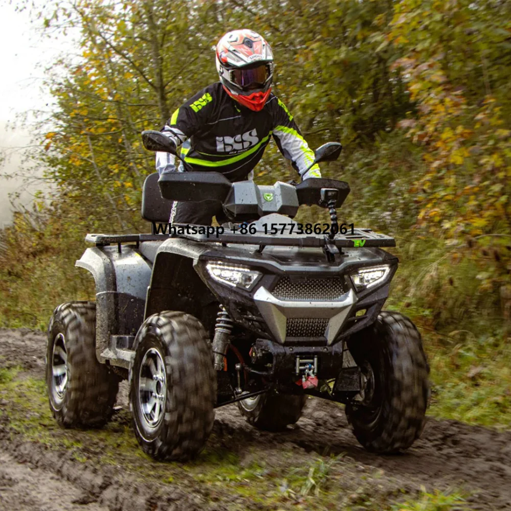 2026 New 5000w Powerful Long Range EPA EEC CE 4 Wheeler Electric Motor 4x4 Shaft Drive Automatic with Reverse Electric ATV