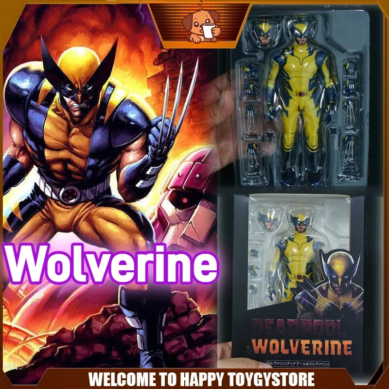 

Gf Studio Ko Bandai S.H.Figuarts Deadpool Wolverine Anime Action Figure Figurine PVC Statue Model decoration Collection Gift Toy