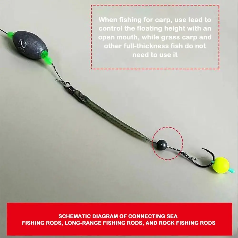 Aparejo para carpa con anzuelos premontados Pesca 3 – Carpa - imagen 2