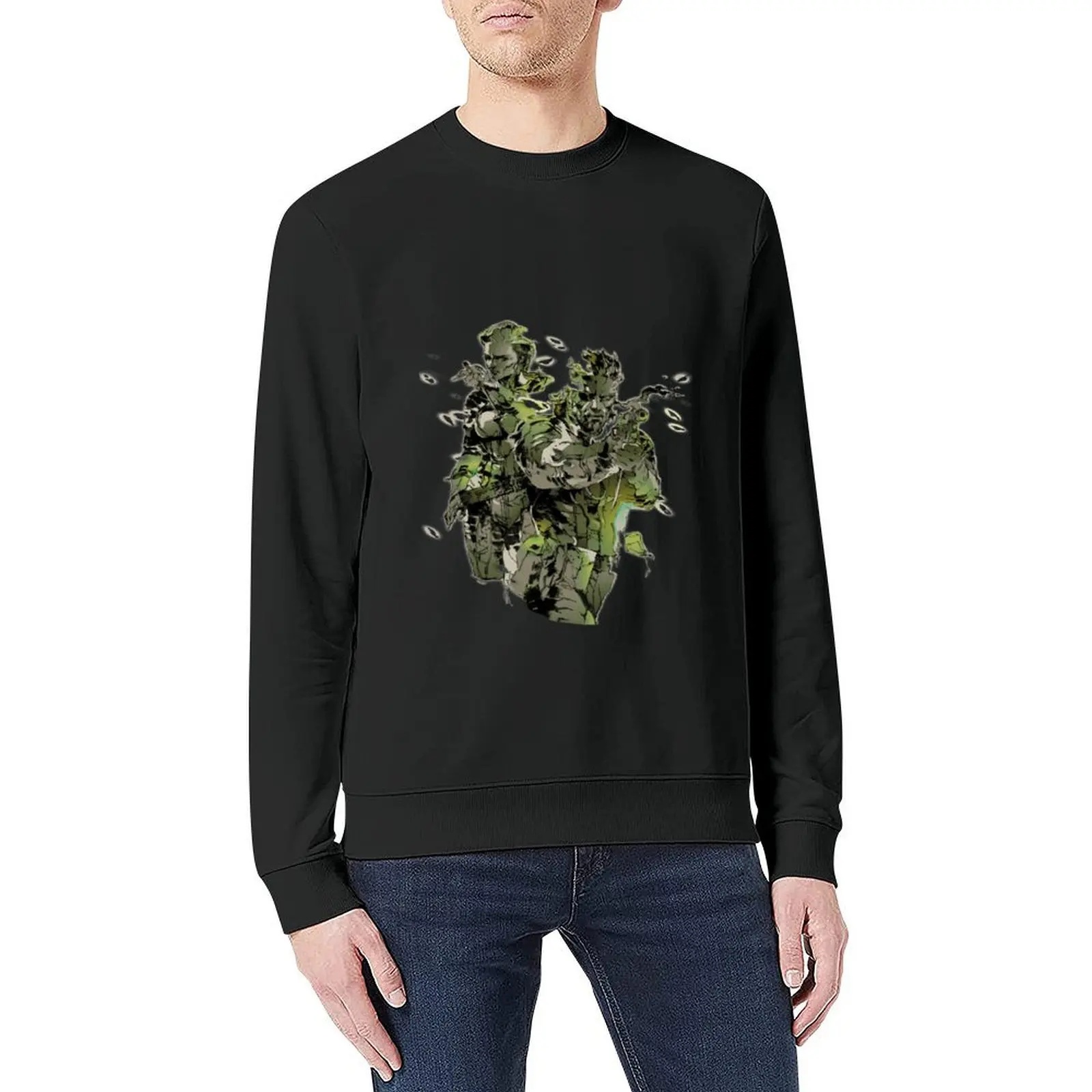 Metal Gear Pullover male clothes men's sweat-shirt set men clothes men's coat sweatshirt for men