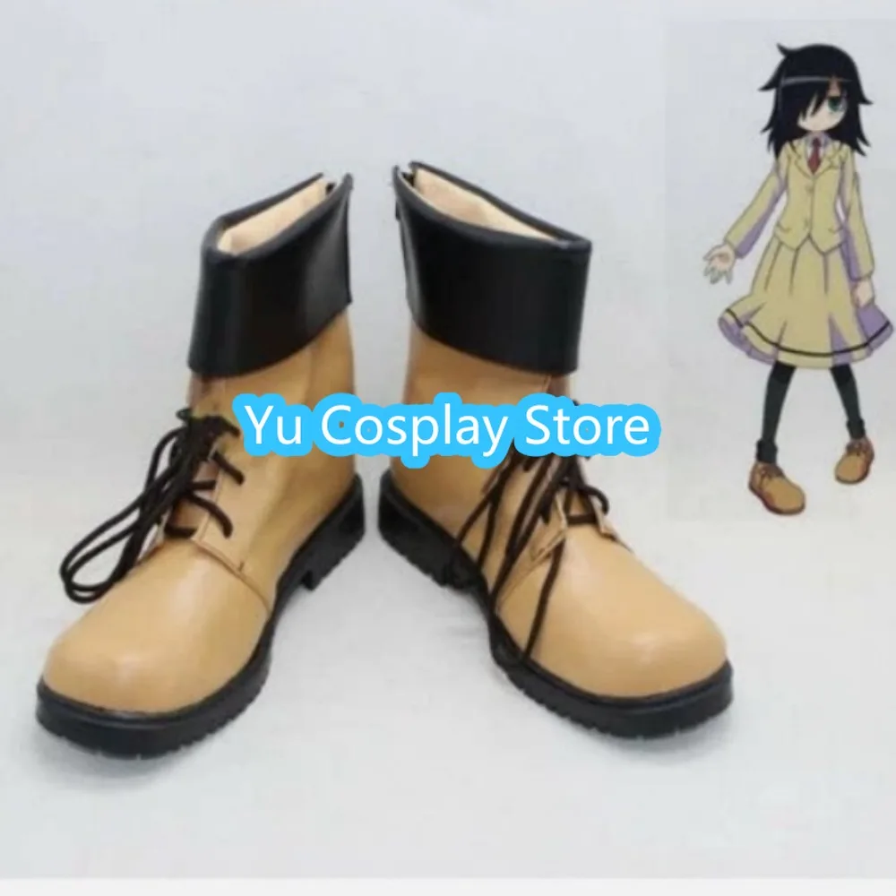 Sapatos de Cosplay WataMote Tomoko Friend Ochi, Sapatos Clássicos para Uniforme Diário de Meninas